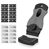Flintronic Schaber, Ceranfeldschaber mit 20 Edelstahl &...
