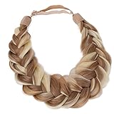 CAISHA by PRETTYSHOP Zopf Haarteil Haarband Stirnband Haarschmuck Geflochten Blond Gesträhnt HZ207