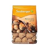 Seeberger Walnüsse Jumbo 10er Pack: Extra große Walnusskerne mit Schale - ideal für den kleinen Hunger zwischendurch - unverarbeitet - roh, vegan (10 x 500 g)