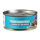 by Amazon Thunfischstücke in eigenem Saft und Aufguss, 145g...