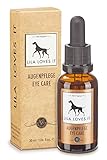 Augenpflege für Hunde – sanfte Reinigung, beruhigt und regeneriert, löst Verkrustungen und Schmutz, spendet Feuchtigkeit, mit Kühleffekt, AUGENPFLEGE von LILA LOVES IT, 30 ml