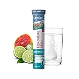 sanotact Elektrolyte Aktiv – 20 Brausetabletten – Mit Magnesium, Natrium & Kalium – Kalorienfrei, zuckerfrei, vegan – Limette-Grapefruit Geschmack – Elektrolyt Made in Germany