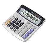 Tragbarer 12 Stelliger Taschenrechner Mit Solar Und Batteriestrom Mit ABS Gehäuse Für Multifunktionsrechner Für Büroschule