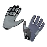 ROMISBABA Kletterhandschuhe Vollfinger Outdoor Handschuhe Rutsch Strapazierfähig Verstellbares Handgelenk für Wandern Fitness Training