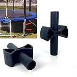 ABS Kreuzförmige Hüpfpolster für Kinder Sprungbetten, 12 Stück Ersatzset, 3,3 x 2,8 x 6,6 cm pro Pad