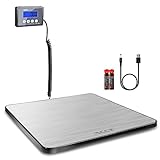 ACCT Postwaage 400lb, Briefwaage, digitale Postwaage mit Hold/Auto-Off/Tara-Funktion, Versandwaage für Pakete/Kleingewerbe/Gepäck/Büro, Schwerlastwaage mit hoher Genauigkeit