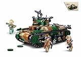 Sluban Klemmbausteine M38-B1107 WWII-Type 97 Medium Tank