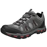 Wanderschuhe Herren Outdoor rutschfest Atmungsaktiv Trekkingschuhe Komfortabel Männer Hikingschuhe für Camping Wandern, Grau, 43 EU