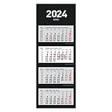 Herlitz 4-Monats-Wandkalender 2024, 33x87,5cm, mit...