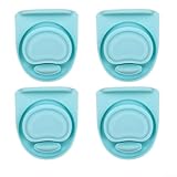 4-teiliges Ersatz-Flaschenverschluss-Set aus Silikon für Owala-Isolierflaschen, kompatibel mit mehreren Größen und Materialien, einschließlich Edelstahl und Kunststoff (blau)