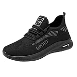 Herren-Straßenlaufschuhe Bequeme Sommer Mesh Laufschuhe Walking Freizeit Gym Sneaker Casual Outdoor Sports Shoes Sport Leicht Running Schuhe Turnschuhe Atmungsaktive Unisex Neu