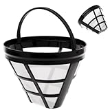 2 PCS Dauer-Kaffeefilter Größe 4, Wiederverwendbarer Filter für 8-12 Tassen Kaffee, Edelstahlgewebe, Waschbar, Spülmaschinengeeignet, Papierlos Dauerfilter Kaffeefilter Zur Herstellung Von Manuellem