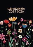Lehrerkalender 2025 2026 a5: Effektives Lehrerplaner 25/26 für Lehrerinnen und Lehrer von August 2025 bis Juli 2026.