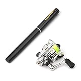 Lixada 1 Mt / 1,4 Mt Tasche Faltbare Angelrute Reel Combo...