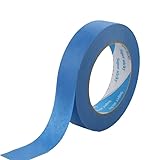 Malerkrepp Abklebeband Maler Kreppband 20 mm x 50 m Masking Tape Malerband Klebeband Malerarbeiten Painters Tape Malertape Abklebeband Lackieren Auto für Malerarbeiten und Renovierungen 2 Rollen