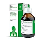 GeloBronchial Saft, 200ml - Starke Schleimlösung und Hustenlöser, pflanzliche Hustensaft für Kinder ab 4 Jahren mit angenehmen Geschmack, nach Anbruch 12 Monate haltbar