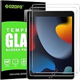 GOZOPO Schutzfolie für iPad 9. / 8. / 7. Generation (iPad 9/8/7 10.2 Zoll, 2021/2020/2019), 9H-Härte Panzer Schutz Glas Gehärtetem Displayschutzfolie - 2 Stück