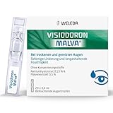 Visiodoron Malva® Augentropfen in Monodosen bei trockenen, gereizten Augen - lindert sofort und befeuchtet langanhaltend (20 x 0,4ml)