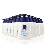 NIVEA Creme Soft Pflegeseife im pflegende Handseife mit Mandel Öl mild duftende Cremeseife zur sanften und hygienischen Reinigung, Weiß, 3000 ml, Pack of 12