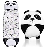 2-In-1Kinder-Schlafsack,Outdoor-Schlafsack,Camping-Schlafsack,Kuscheltierschlafsack Mit Kissen, SchlafsäCke Geschenk FüR Jungen Und MäDchen 160 X 60 cm