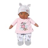 Baby Annabell Puppe Zapf Creation 706435 Sweetie for babies DoC 30cm-weiche rosa Stoffpuppe für Babys, integrierte Rassel, waschbar, ab Geburt nutzbar, S