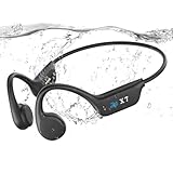 Guudsoud Kopfhörer Schwimmen, IP68 Wasserdicht Knochenschall Kopfhörer mit MP3-Player 32GB Speicher, Bluetooth 5.4 Open Ear Sportkopfhörer, Unterwasser Kabellos zum Schwimmen Laufen