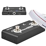 LEKATO Wireless Page Turner Pedal External Page Tuner Pedal Wireless for LEKATO Loop Pedal with Multi Loops Control and Smartphones Tablets with Android System Free Your Hand