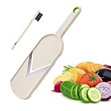 Hobel mit V-Klinge, Basic Gemüsehobel für Gemüse wie Gurken, Kohl oder Kartoffeln, Edelstahl BPA-frei, Hochwertiger V-Hobel