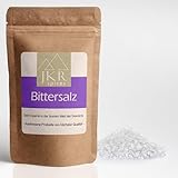 JKR Spices Bittersalz 250g | Epsom Salz in Lebensmittelqualität | Magnesium Sulfate food Grade | MgSO4 im CO² neutralen wieder verschließbaren Beutel