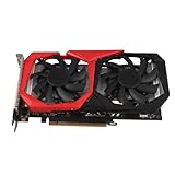Akozon Desktop-Gaming-Grafikkarte – RTX 2060 Super 8 GB GDDR6 256 Bit, PCIE 3.0, Zwei Lüfter, DVI, 1470 MHz 7000 MHz für Computerspiel-Enthusiasten