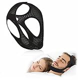 Anti Schnarchen Kinnriemen, Anti Snoring Chin Strap, Antischnarch Band, Schnarchstopper Anti Schnarchen, Schnarchlösung, Für Schnarchen, Reduktion Snore Relief Kinnriemen,2023 Aktualisierung,Schwarz