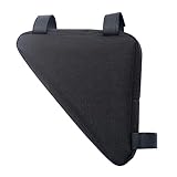Kisangel Fahrrad Dreieck Tasche Taschen Tasche Für Fahrrad Werkzeugtasche Schlauchbeutel Dreieckige Rahmentasche Dreieckige Satteltasche Schwarzes Fahrrad Rohrrahmentasche Black Polyester