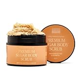 Active Luxe Premium Sugar Scrub – Zuckerpeeling Körper mit Schokolade & Orange Duft für weiche Haut – natürliche Inhaltsstoffe – Körperpflege & Duschpeeling Damen, 220 g