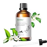 Neroliöl Mumianhua Natürliches Neroli Aromatherapie Öl Reines Neroli Öl Ätherisches Öl Duftöl Neroli für Diffusor, Hautpflege, Massage, Kerzen - 100ml