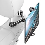 Uniwit Auto-Kopfstützen-Rücksitz-Halterung, Handy-/Tablet-Autohalterung, 360° drehbar, solide und stabil, Zubehör für Autofahrten, verstellbare Tablet-Halterung für den Rücksitz, kompatibel mit allen