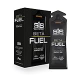 SiS Science in Sport BetaFuel Gels Dual Source Energy Gel Sportgetränk mit Orangengeschmack, 40g Kohlenhydrate pro Gel, 60ml Portion (6er Packung)