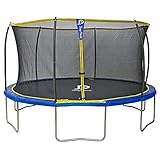 Trampolin Outdoor Jump Power, Kinder Gartentrampolin mit Sicherheitsnetz (430)