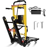 MZYZPPBD Elektrischer Treppensteiger Elektrische Sackkarre mit 400kgTragkraft mit Teleskopgriff Abnehmbare Batterie Bürstenloser Motor Treppen Hinauf Und Hinunter,F