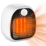 Mursche Heizlüfter Energiesparend Heizung Keramik - Heizgeräte Elektrisch 3 Modi PTC Keramik Heizstrahler Innenraum 1000W Oszillation Räume Heizofen Elektroheizer Überhitzungsschutz