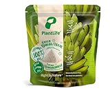 PlantLife BIO Grünes Bananenmehl 1kg – Glutenfreies, Naturbelassenes und Veganes Bananenpulver – 100% Recyclebar