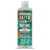 Faith In Nature Natürliches Kokosnuss-Shampoo, Feuchtigkeitsspendend, Vegan und Frei von Tierversuchen, Ohne SLS Oder Parabene, Für Normales bis Trockenes Haar, 400ml