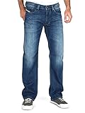 Diesel Herren Straight Jeans Larkee Pantaloni, Blau (Medium Blue 008XR), W32/L32