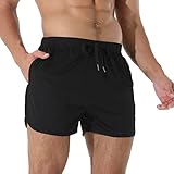 Adigaber Sport Shorts Herren Schnell Trocknend Kurze Hose Mit Tasche Fitness Training Outdoor Sporthose mit Elastische Taille