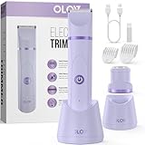 intimrasierer für frauen，Rasierer Damen für Achselbein Arm Körper Gesicht ，Rasierer Damen Intimbereich Nass- und Trockengebrauch, Wiederaufladbarer Damenrasierer Elektrisch mit USB Ladestati