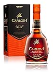 CARLOS I Brandy aus Jerez Solera Gran Reserva | Hergestellt aus Trauben nach dem Criadera- und Solera-Verfahren und gereift in alten Jerez-Fässern. Alkoholgehalt: 40 %. Flasche: 70 cl.