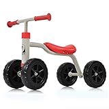 hauck 1st Ride, Rot - Kinder Laufrad Rutschauto Dreirad, Kippsicher, Ergonomisch, Spielzeug ab 1 Jahr, Großer Fahrspaß für Jungen & Mädchen, 51,5 x 26,5 x 35,7 cm