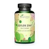 BIO Ceylon Zimt Kapseln | Vergleichssieger 2024* | 2500 mg (5:1 Extrakt) | Bio-Qualität aus Madagaskar | Bio Zimtextrakt | Laborgeprüft | Vegan - Ohne Zusatzstoffe | Deutsche Produktion Vegavero®