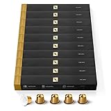 NESPRESSO ORIGINAL Volluto, Espresso mit mittlerer Röstung, Kompatibel mit ORIGINAL Kaffeemaschinen, Kapsel Set aus 100 Kaffeekapseln