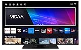 Toshiba QLED Fernseher 40 Zoll Smart TV VIDAA 40QV3F63DAZ Full HD Fernseher, HDR TV mit integriertem Triple-Tuner, schwarz