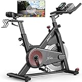 JOROTO X4S Bluetooth Heimtrainer Fahrrad, Ergometer Homtrainer mit lesbarem Magnetwiderstand, Indoor Cycling Bike mit Riemenantrieb - 160KG Belastbar